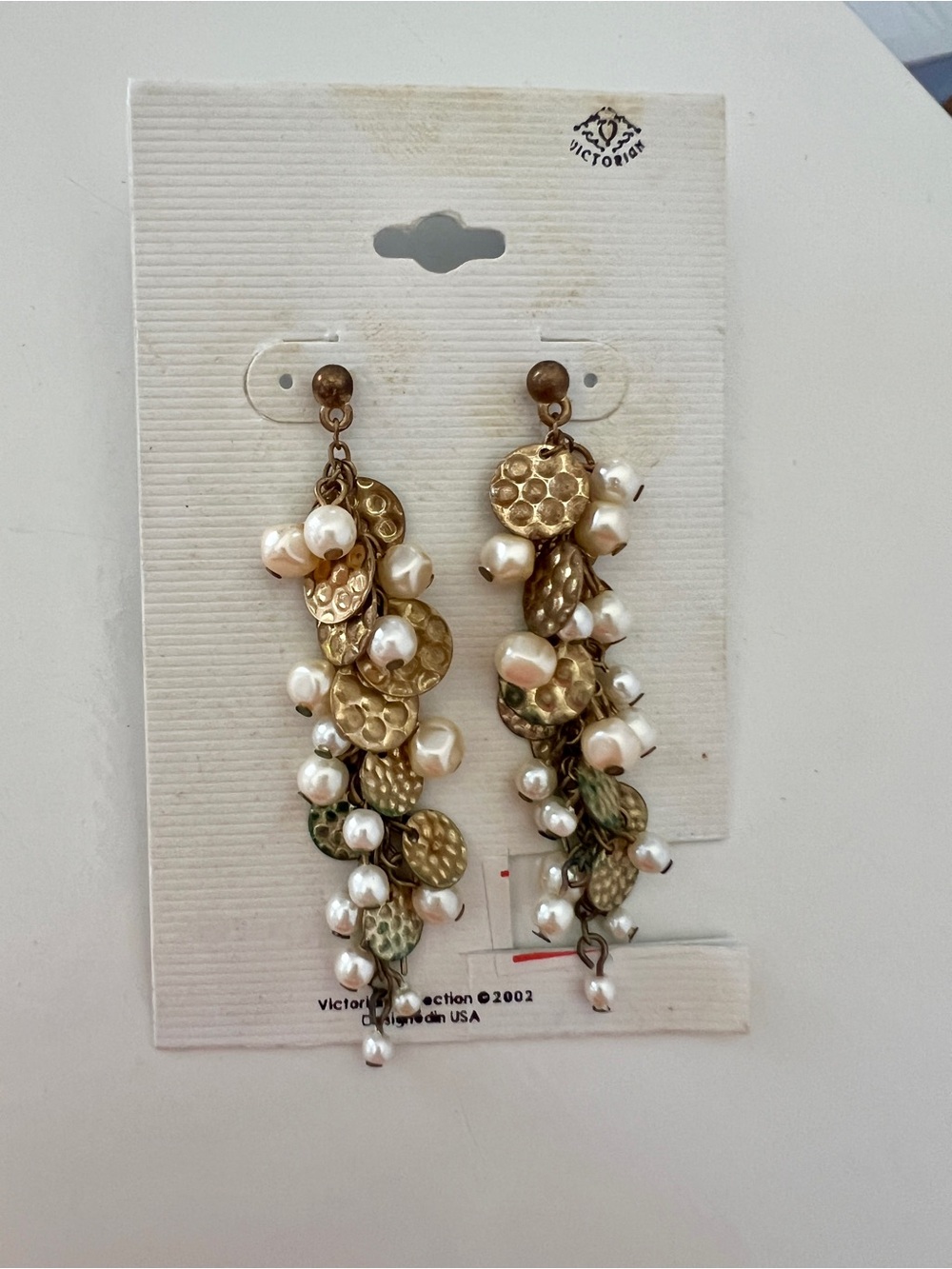 Victorian Earrings with Pearls